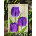 thumbnail image 3 of Carolines Treasures BMBO1033GF Purple Tulips by Maureen Bonfield Flag Garden Size  Small multicolor, 3 of 3