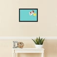 thumbnail image 3 of PinPix 18x12 Custom Cork Bulletin Board  Poster Board Has a Fabric Style Canvas Finish, Framed in Retro Patterns, by ArtToFrames (PinPix-234), 3 of 5