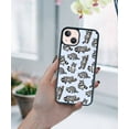 thumbnail image 5 of WIRESTER Soft Rubber Protector Cover Case for Apple iPhone 13 6.1" 2021, Raccoon Funny Playful Postures, 5 of 5