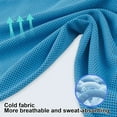 thumbnail image 7 of Callipe Summer Cooling Wrist Towel Quick Drying Sweat Absorbing Breathable Men Women Gym Yoga Workout Outdoor Sports Wrist Band Towel, 7 of 7