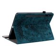 thumbnail image 5 of Case for Samsung Galaxy Tab S9+ 【12.4 inch】 , Butterfly & Rose Embossed Magnetic Clasp Stand Premium Multi-Angle Flip PU Leather Case with Stylus Holder Tablet Case,Blue,For Galaxy Tab S9+, 5 of 7