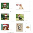 thumbnail image 5 of The Best Card Company 36 Assorted Christmas Note Cards Boxed Set 4 x 5.12 Inch with Envelopes (18 Designs, 2 Each) Holiday Dogs AM7847XSG-B2x18, 5 of 6