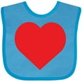 thumbnail image 3 of Inktastic Red Heart Boys or Girls Baby Bib, 3 of 4