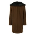 thumbnail image 5 of MKLEKYY Green Jacket Women's Solid Color Jacket Collar Zip Up Cozy Outerwear, 5 of 5