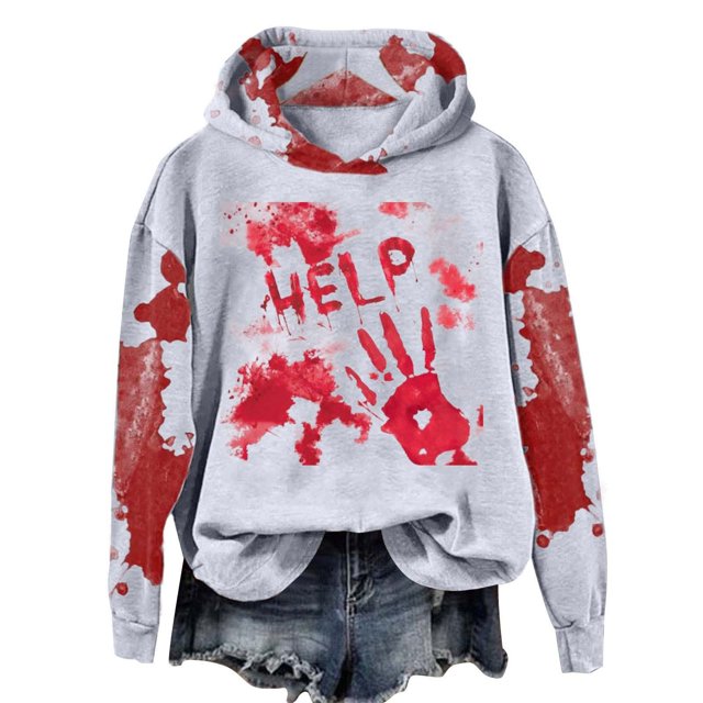 WEAIXIMIUNG Sweat-Shirt Camouflage pour Femmes Imprimé Décontracté Ample à Capuche