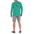 thumbnail image 6 of Men's Slam Split Sun Protection Green Top (L), 6 of 6