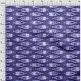 thumbnail image 4 of oneOone Georgette Viscose Indigo Blue Fabric Asian Block Fish Fabric For Sewing Printed Craft Fabric By The Yard 42 Inch Wide, 4 of 4