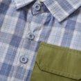 thumbnail image 5 of Ashirexll Boys Long Sleeve Shirts Plaid Long Sleeve Button Up Outerwear Shirt with Pockets for Kids 2-8 Years, 5 of 6