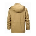 thumbnail image 4 of LilyLLL Mens Winter Fleece Lined Warm Jacket Outdoor Pockets Detachable Hood Thick Coat, 4 of 5