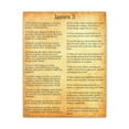 thumbnail image 2 of Scripture Walls James 3 Chapter Gold Control The Tongue Christian Wall Art Print Ready to Hang Unframed, 2 of 13