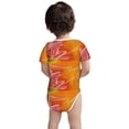 thumbnail image 6 of Rocae Orange Flower Psychedelic for Baby Climbing Clothes Soft Baby Romper for Active Infants Comfortable and Breathable Crawling Jumpsuit Unisex Baby Outfit 9M, 6 of 8