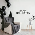 thumbnail image 2 of Vinyl Wall Art Decal - Happy Halloween - 10.5" x 35" - Trendy Cool Halloween Season Quote Sticker For Home Family Room Windows Entry Hall Doors Storefront Coffee Shop School Spooky Decor, 2 of 3