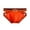 Orange, variant on IROINNID Men's Briefs Underpants Ice Silk Low Waist Solid Color Breathable Underwear