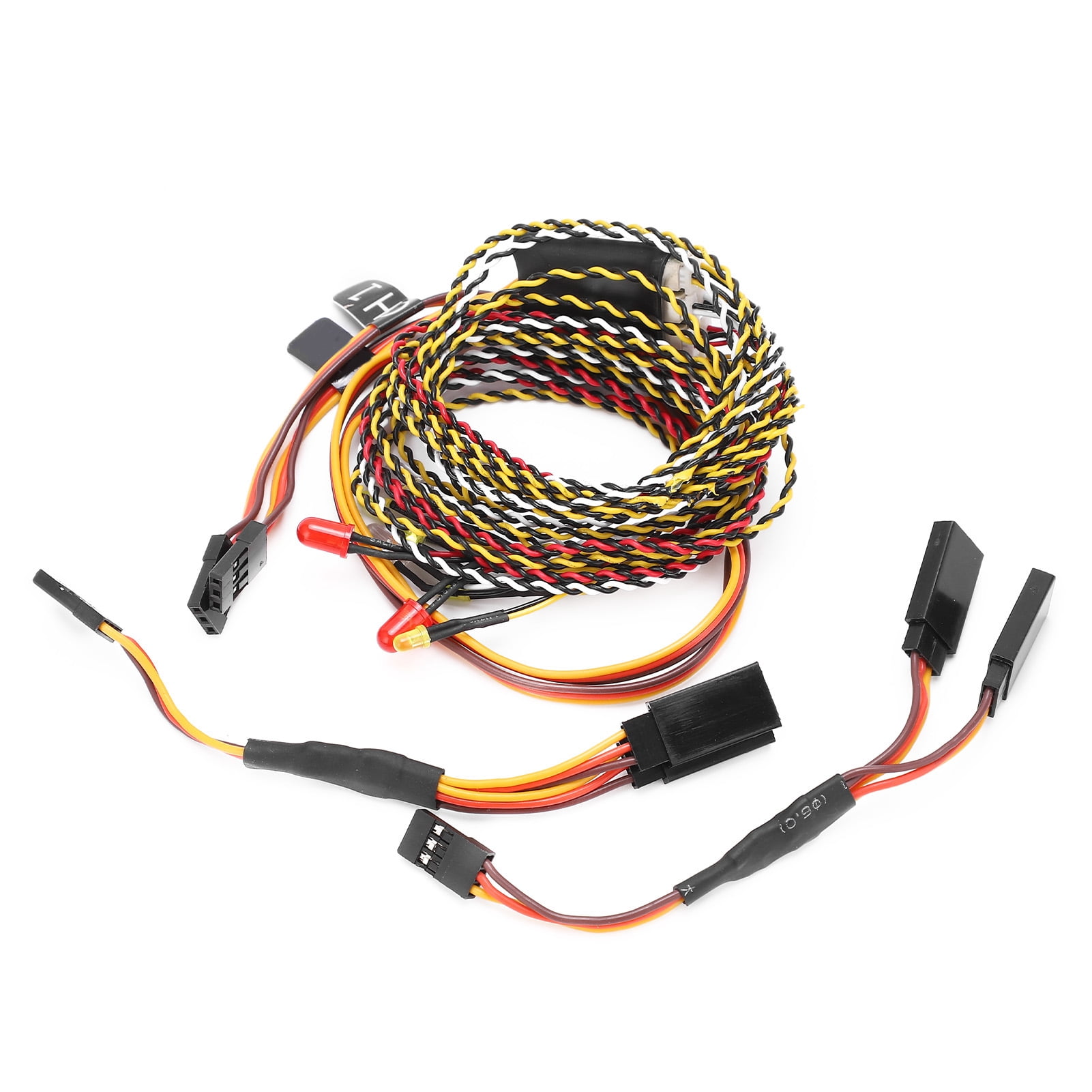 YOUTHINK Car Linkage Lights Group with 8LED Turn Signal and Y Wire Set for  1:8/1:10 RC Crawler,RC Crawler Car Link Lights Set,RC Car LED Lights Group  - Walmart.com