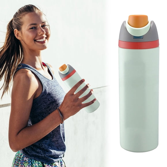 16Oz Sports Water Bottle, Dusknt 16 Oz Blue Insulated Stainless Water Bottle with Lid Insulated Stainless Water Bottle with for Sports and Travel Dreamy Field, Limited Time Offer!