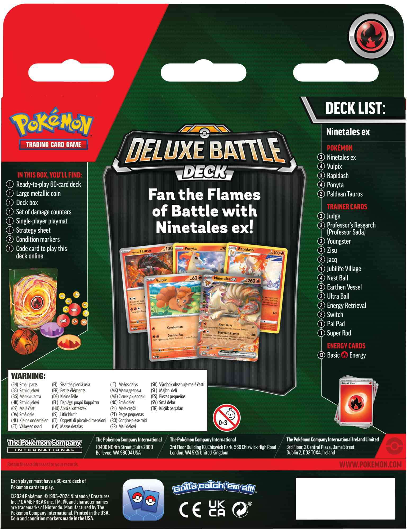 Pokemon Ninetales ex Deluxe Battle Deck (60 Cards & More) - Walmart.com Pokemon Ninetales ex Deluxe Battle Deck (60 Cards & More) - Walmart.com