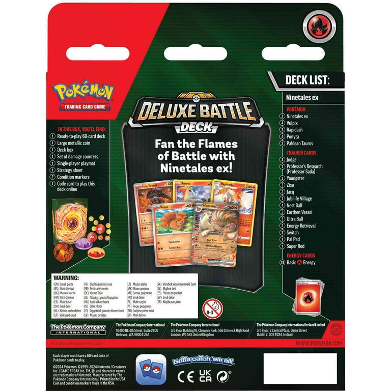 Pokemon Ninetales ex Deluxe Battle Deck (60 Cards & More) - Walmart.com Pokemon Ninetales ex Deluxe Battle Deck (60 Cards & More) - Walmart.com