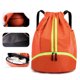 thumbnail image 1 of Xihbxyly La Mejor Oferta Mochila Deportiva con Cordón: Bolsa de Cordón Resistente Al Agua con Bolsillos Laterales de Malla, Comparimento para Zapatos, Mochila de Gimnasio para Mujeres y Hombres, 1 of 7