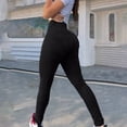 thumbnail image 5 of Wutalume Jeans for Women Slim Fit Straight Leg Mid Rise, Solid Color Versatile Denim Pants, Comfort Stretch for All-Day Wear,Black L, 5 of 7