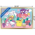 thumbnail image 2 of Hello Kitty and Friends - Happiness Overload Wall Poster, 14.725" x 22.375" Framed, 2 of 4