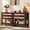 Walnut, variant on Buildhom 31.5" Rattan Boho Nightstand with Charger Station, 2-Drawer Bedside Table for Bedroom, Living Room, Black