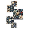 thumbnail image 3 of Designart "Resonating Ming Dynasty III" Floral Wall Art Set Of 5 - Beige Oriental For Bedroom Wall Art Set, 3 of 6