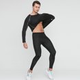 thumbnail image 3 of Primavera Hombres Correr Fitness Manga larga Transfronterizo Compresión de secado rápido Deportes Ropa deportiva Pro Medias de entrenamiento de baloncesto, 3 of 5