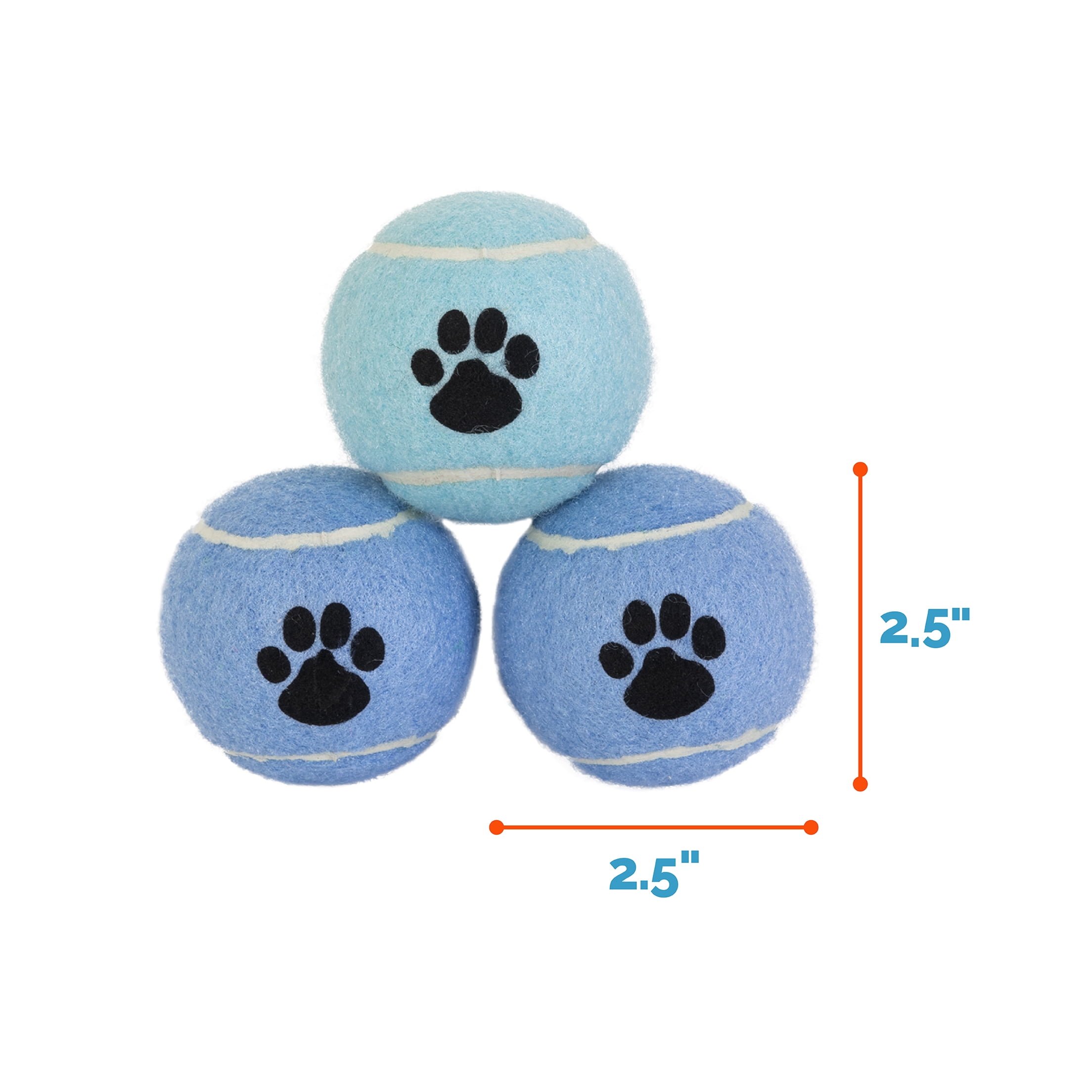 Vibrant Life Fetch Balls Dog Toy, 3 Pack
