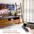 thumbnail image 4 of Chaowei Altavoz de barra de sonido Bluetooth 5.0 de 37 pulgadas, 120 W, para TV con subwoofers incorporados, sistema de sonido envolvente 3D de 2.1 canales con 8 parlantes, 7 modos de sonido, 4EQ, con, 4 of 5