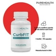thumbnail image 6 of CURBFIT by PureHealth Research Doctor-Approved Weight Management Formula Carbs Breakdown & Fat Storage Metabolic Boosters Accelerate, 90 Capsules, 6 of 8