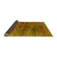 thumbnail image 2 of Ahgly Company Indoor Square Abstract Yellow Contemporary Area Rugs, 6' Square, 2 of 4