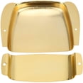 thumbnail image 4 of ZOUSSIQI Pickup Bridge Cover, Zinc Ashtray Cover Set, Bass Bridge Alloy Bass Protective Cover for Electric Bass Guitar Performance Accessory (Gold) CA919-23980, 4 of 9