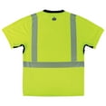 thumbnail image 2 of Ergodyne GloWear 8283BK Lightweight Performance Hi-Vis T-Shirt, X-Large, Lime, 2 of 2