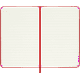 thumbnail image 4 of Moleskine Classic Notebook, Hard Cover, Pocket (3.5" x 5.5"), Ruled, Scarlet Red, 192 Pages, 4 of 7