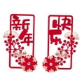 thumbnail image 2 of Calcomanías adhesivas para puerta con pareados del Año Nuevo chino de Chunlian para festivales de primavera Estilo A, 2 of 9