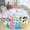style-3, variant on Round Area Rug Princess Themed Cartoon Carpet Modern 3D Art Aesthetic Rugs Living Room Bedroom Playroom Non-Slip Decorative Floor Mat