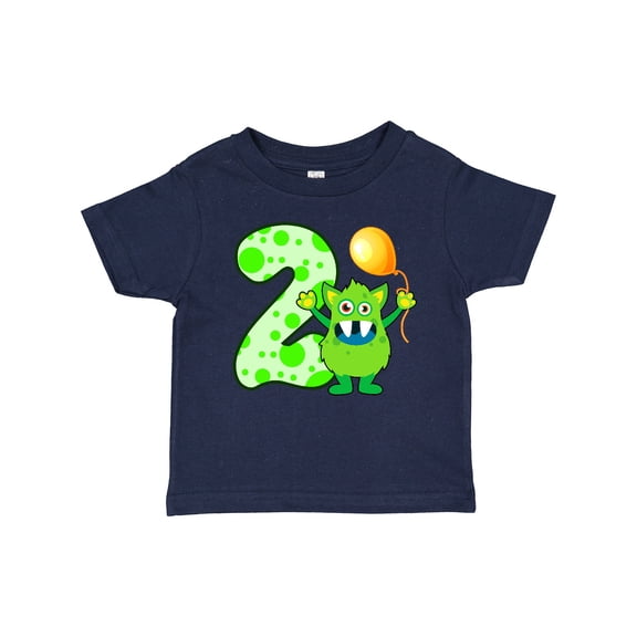 Inktastic 2nd Birthday Monster Boys or Girls Toddler T-Shirt