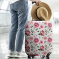 thumbnail image 2 of Pioneer Flower Floral Print Pattern Luggage Cover Fashion Suitcase Cover Baggage Covers Fit 25-28 Inch Luggage (Go Travel), 2 of 5