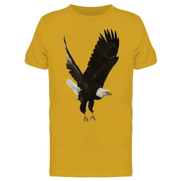 An American Bald Eagle: Flying T-Shirt Men -Image by Shutterstock, Male XX-Large