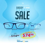 Screen Shades Father's Day Bundle - Blue Light Blocking Computer Glasses - SS101 Matte Blue & SS601 Blue Fade - UV Protection - Relieve Eye Strain and Prevent Headaches From Device Use and Gaming