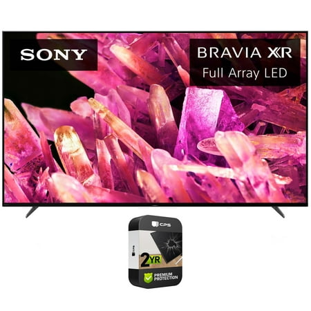 Sony XR65X90K Bravia XR 65 inch X90K 4K HDR Full Array LED Smart TV 2022 Model Bundle with Premium 2 YR CPS Enhanced Protection Pack
