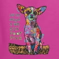 thumbnail image 2 of Dean Russo In My Mind Dog Lover Womens Graphic Long Sleeve T-Shirt, Fuschia, Small, 2 of 6