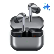 New Samsung Earbuds, Samsung Galaxy Buds3 Pro Bluetooth Earbuds with Charging Case, Silver