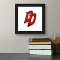 thumbnail image 4 of Gallery Pops Marvel Comics Daredevil - DD Symbol Wall Art, Black Framed Version, 12" x 12", 4 of 5