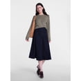 thumbnail image 3 of Scenario Women's Flare Denim Skirt, Sizes 0-20, 3 of 6