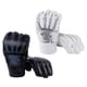 thumbnail image 5 of 2 pares de guantes MMA de medio dedo a prueba de golpes con palma abierta, guantes de artes marciales para En blanco y negro, 5 of 9