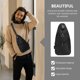 thumbnail image 4 of YSNOOWE Chest Bag Negro Con Ergonómico Y Bolsillos Para USB Y Accesorios De Uso Diario, 4 of 6