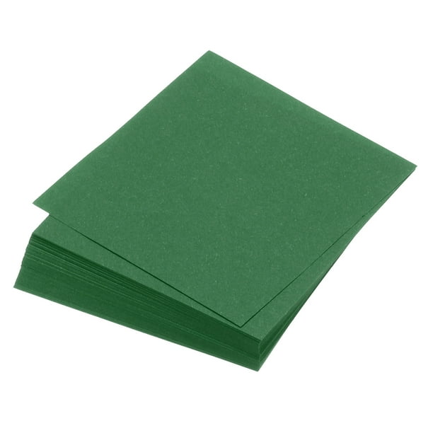 Papel de Origami Doble Cara Uxcell para Proyecto de Arte y Manualidades para Principiantes 100 Hojas Verde Esmeralda 3x3 pulgadas