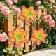 thumbnail image 1 of Outdoor Garden Courtyard Iron Wall Hanging Decoration Creatives Horticultural Wall Hanging Decoration, 1 of 6