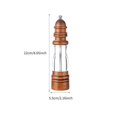 thumbnail image 4 of Molinillo De Pimienta Acrílico Salero Y Pimentero Molinillo Doméstico Juego Sal De Boca Grande Molinillo De Madera Herramienta De Cocina Con Núcleo De Molienda Ajustable 2 Piezas 2 Piezas Speravity HA014056-00, 4 of 7